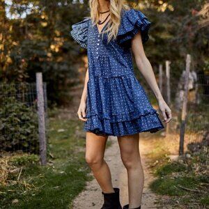 Hunter Bell Virginia Dress in Wild Berry Size XS